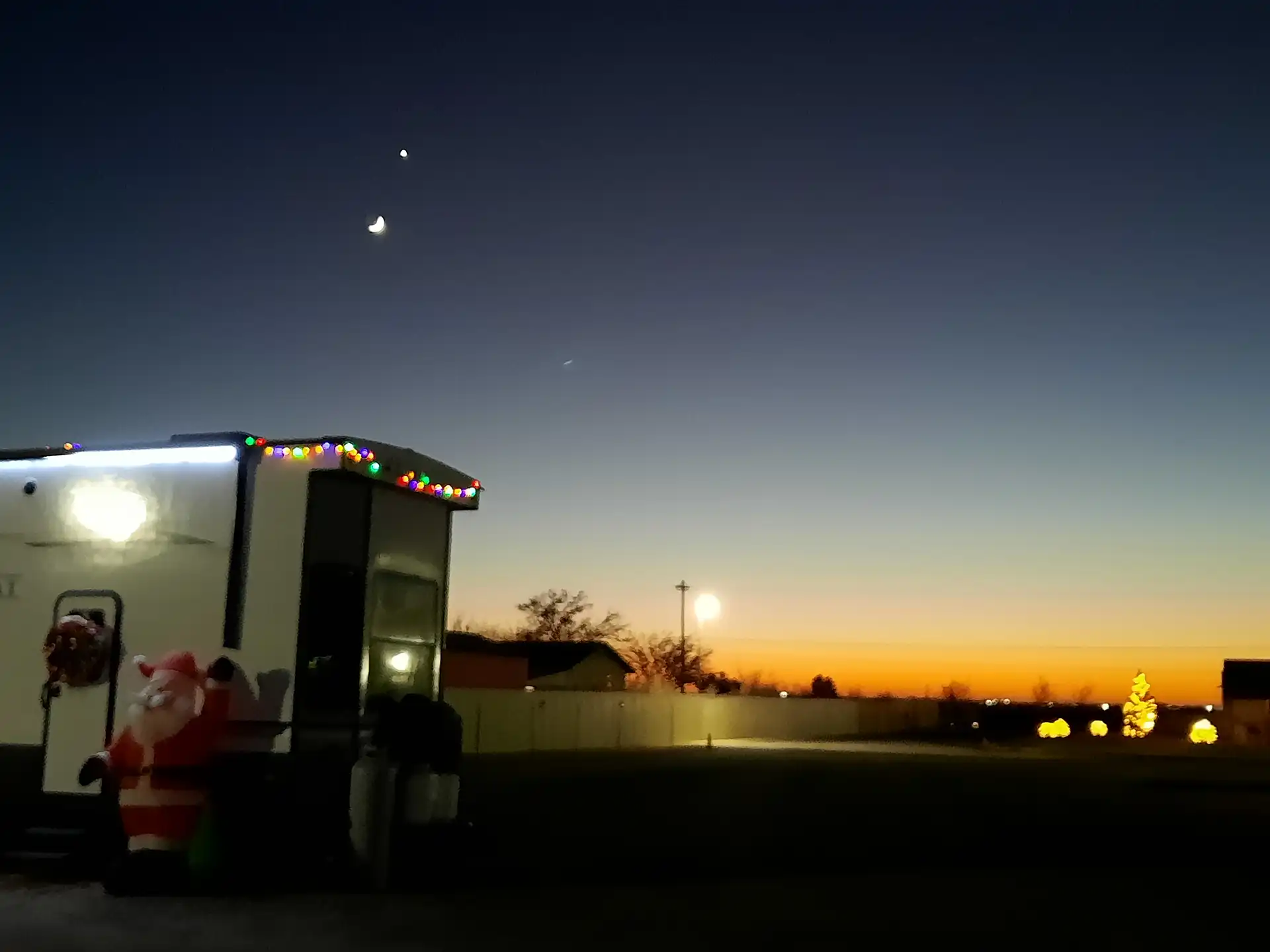 rv park at night